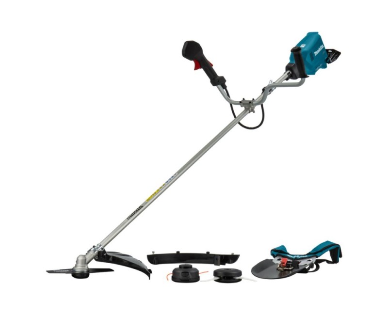 Trimmeris Makita 18 V akumulatora krūmgriezis, 43 cm pļaušanas platums, bez akumulatora un lādētāja DUR369AZ