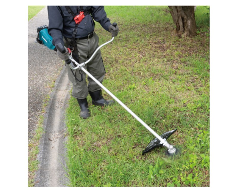 Trimmeris Makita 18 V akumulatora krūmgriezis, 43 cm pļaušanas platums, bez akumulatora un lādētāja DUR369AZ