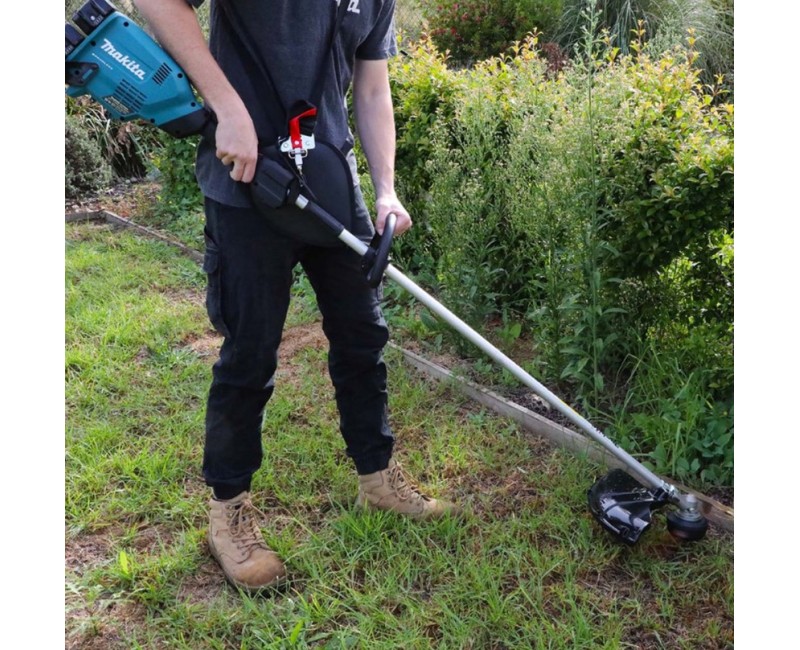 Trimmeris Makita 18 V akumulatora krūmgriezis, 43 cm pļaušanas platums, bez akumulatora un lādētāja DUR369LZ