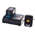 Trimmeris Makita 18 V akumulatora trimmeris, 2 x litija jonu LXT 3,0 Ah akumulatori, lādētājs DUR189RFE