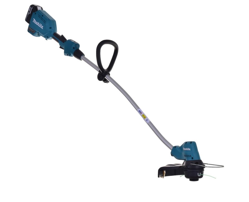 Trimmeris Makita 18 V akumulatora trimmeris, 2 x litija jonu LXT 3,0 Ah akumulatori, lādētājs DUR189RFE