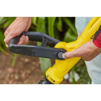 Akumuliatorinis Stanley 8 V žoliapjovė su virve, 33 cm pjovimo plotis, be akumuliatoriaus ir įkroviklio SFMCST933B-XJ