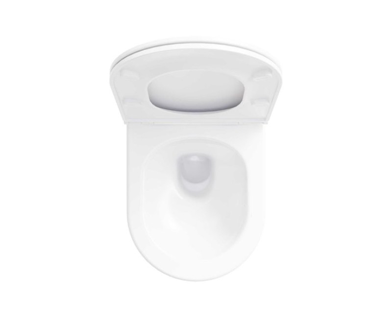 Tualetes poda komplekts Ravak SETWC3 Rāmis G II/1120 + pods Flow RimOff  ar SoftClose vāku + Balta Poga Uni