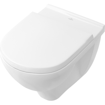 Tualetes poda komplekts TECEbase rāmis ar Villeroy & Boch O.novo Rimless podu, SoftClose Slim vāku un TECEnow Baltu pogu