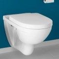 Комплект унитаза TECEbase c  Rimfree Villeroy & Boch O.novo, Slim крышкой SoftClose и хром кнопкой TECEnow.