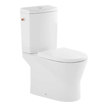 Tualetas Sanindusa URB.Y 65 Rimfree su EasyClipp dangčiu, Baltas 140916004