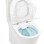Tualetas Sanindusa URB.Y 65 Rimfree su SoftClose EasyClipp dangčiu, Baltas 140913004