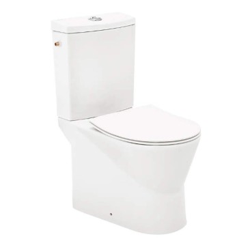 Tualetas Sanindusa URB.Y 65 Rimfree, su SoftClose EasyClipp dangčiu, Baltas 140915004