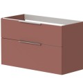 Vannas istabas skapītis Kame Big 100cm 2 atvilknes, zem virsmas Antique red BUC/10-3DR/40-BIG