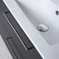 Vannas istabas skapītis Kame Gama 60cm 2 atvilknes (push to open), bez izlietnes Brūns Ozols BU/6-3DR/20-PO