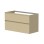 Vannas istabas skapītis Kame Loft 120cm 2 atvilknes, dubultais Linen BUD/12-3DR/D16-LFT