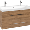Vannas istabas skapītis Villeroy & Boch Avento 98x51x45cm, 2 atvilktnes, (bez izlietnes) Kansas Ozols A89200RH