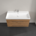 Vannas istabas skapītis Villeroy & Boch Avento 98x51x45cm, 2 atvilktnes, (bez izlietnes) Kansas Ozols A89200RH
