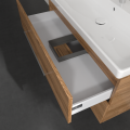 Vannas istabas skapītis Villeroy & Boch Avento 98x51x45cm, 2 atvilktnes, (bez izlietnes) Kansas Ozols A89200RH