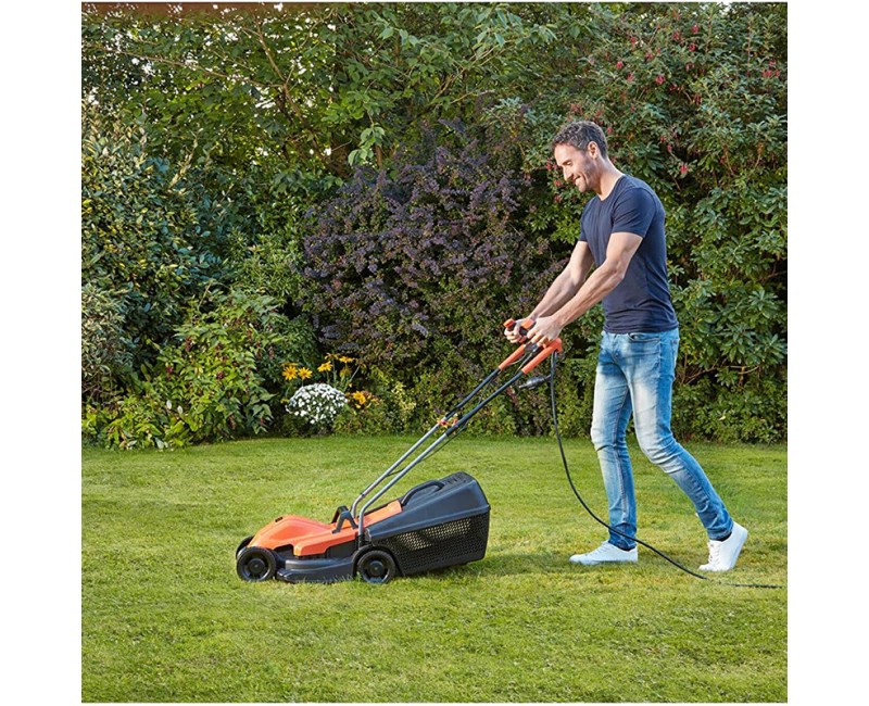 Zāles pļāvējs BLACK+DECKER Elektriskais 1200 W, pļaušanas platums 32 cm BEMW451-QS