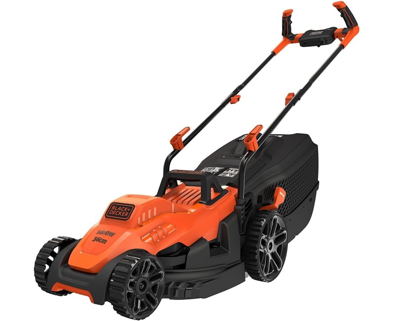 Zāles pļāvējs BLACK+DECKER Elektriskais 1400 W, pļaušanas platums 34 cm BEMW461BH-QS