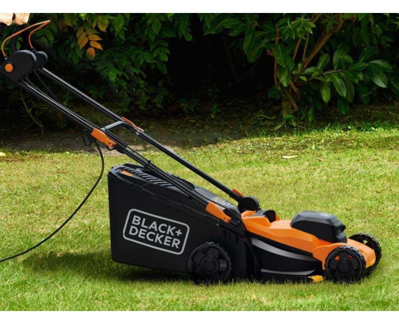 Zāles pļāvējs BLACK+DECKER Elektriskais 1400 W, pļaušanas platums 34 cm BEMWP340-QS