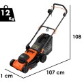 Zāles pļāvējs BLACK+DECKER Elektriskais 1400 W, pļaušanas platums 34 cm BEMWP340-QS