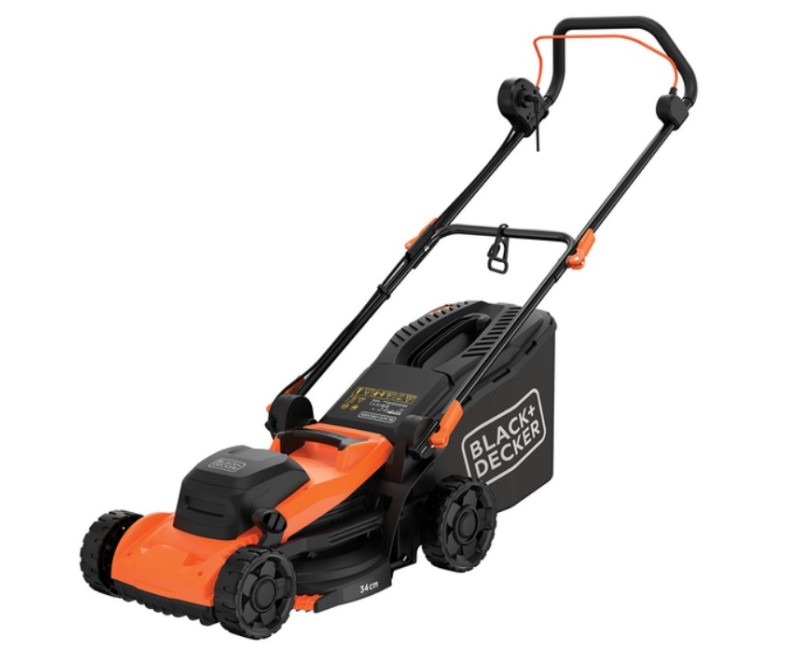Zāles pļāvējs BLACK+DECKER Elektriskais 1400 W, pļaušanas platums 34 cm BEMWP340-QS