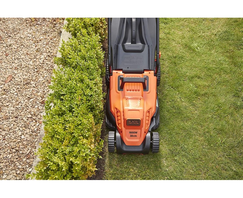 Zāles pļāvējs BLACK+DECKER Elektriskais 1600 W, pļaušanas platums 38 cm BEMW471BH-QS