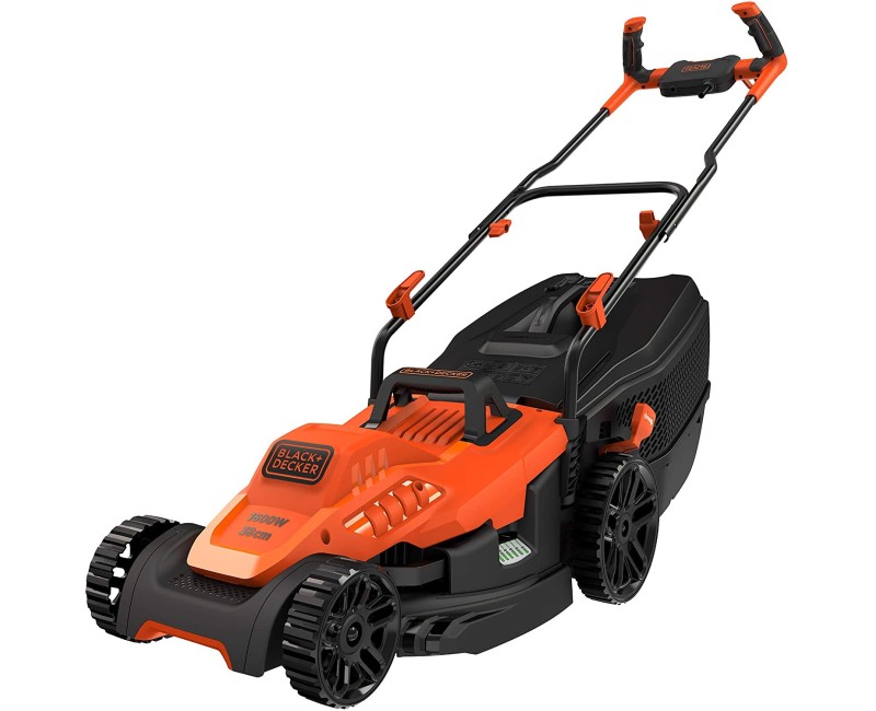Zāles pļāvējs BLACK+DECKER Elektriskais 1600 W, pļaušanas platums 38 cm BEMW471BH-QS