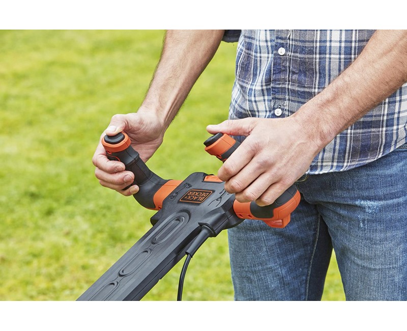 Zāles pļāvējs BLACK+DECKER Elektriskais 1600 W, pļaušanas platums 38 cm BEMW471ES-QS