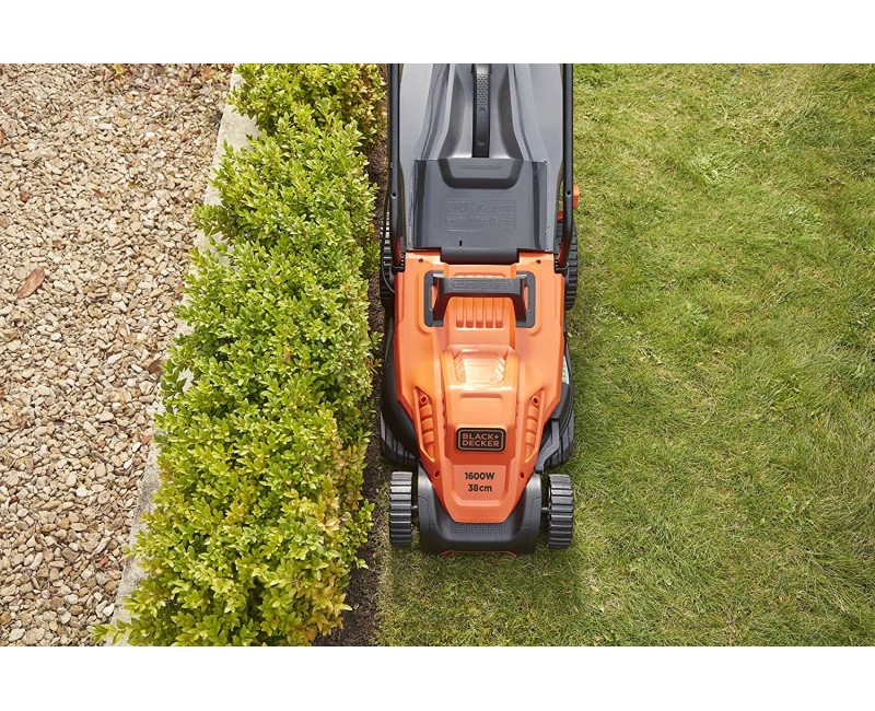 Zāles pļāvējs BLACK+DECKER Elektriskais 1600 W, pļaušanas platums 38 cm BEMW471ES-QS
