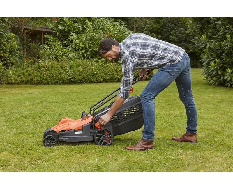 Zāles pļāvējs BLACK+DECKER Elektriskais 1600 W, pļaušanas platums 38 cm BEMW471ES-QS