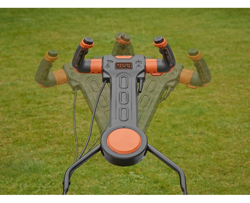 Zāles pļāvējs BLACK+DECKER Elektriskais 1600 W, pļaušanas platums 38 cm BEMW471ES-QS