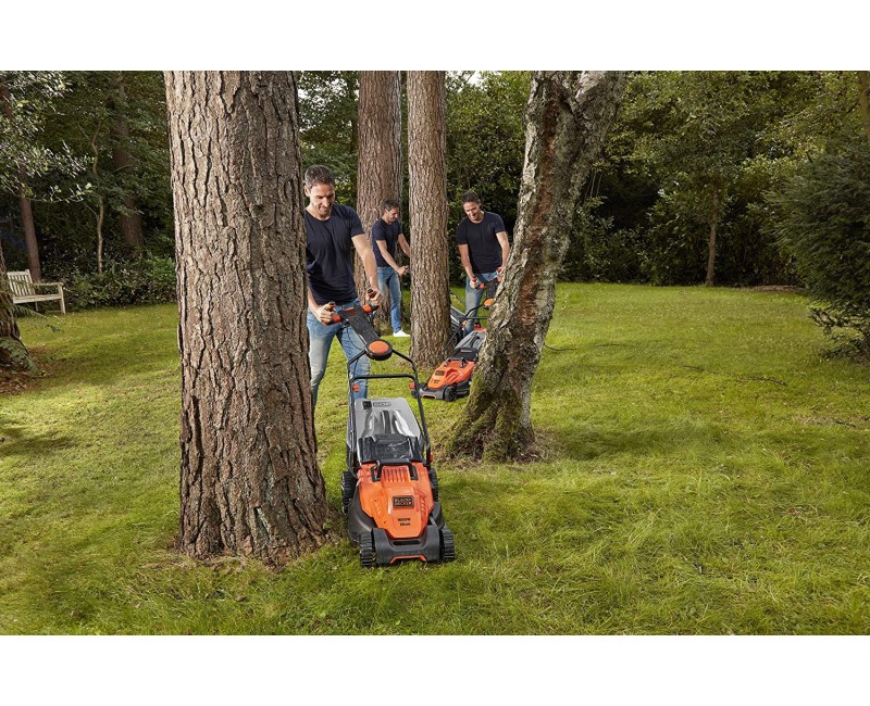Zāles pļāvējs BLACK+DECKER Elektriskais 1600 W, pļaušanas platums 38 cm BEMW471ES-QS