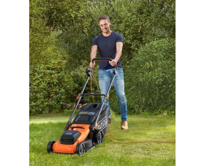 Газонокосилка BLACK+DECKER электрическая 1800 Вт, ширина скашивания 40 см BEMWP400-QS