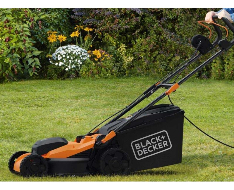 Газонокосилка BLACK+DECKER электрическая 1800 Вт, ширина скашивания 40 см BEMWP400-QS