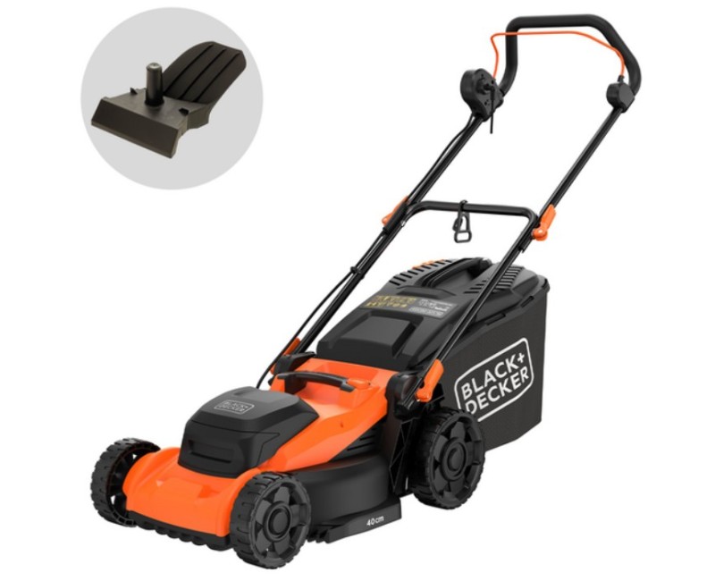 Газонокосилка BLACK+DECKER электрическая 1800 Вт, ширина скашивания 40 см BEMWP400-QS