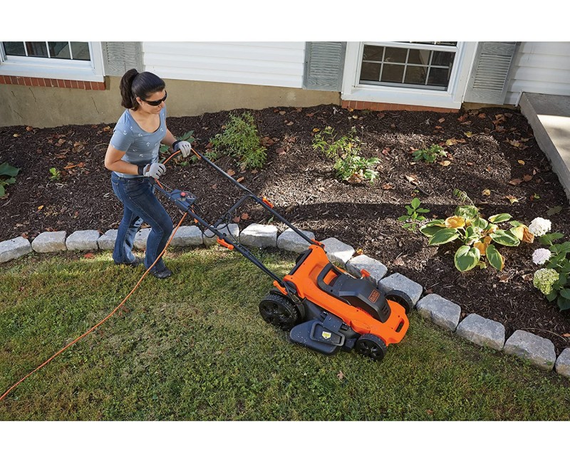 Газонокосилка BLACK+DECKER электрическая 2000 Вт, ширина скашивания 48 см LM2000-QS