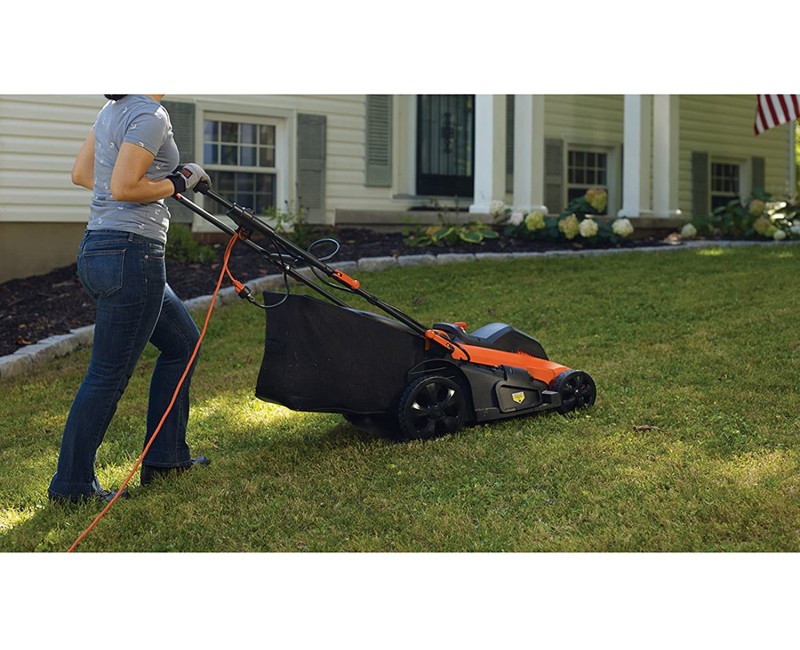 Газонокосилка BLACK+DECKER электрическая 2000 Вт, ширина скашивания 48 см LM2000-QS