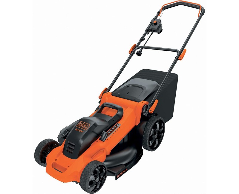 Газонокосилка BLACK+DECKER электрическая 2000 Вт, ширина скашивания 48 см LM2000-QS