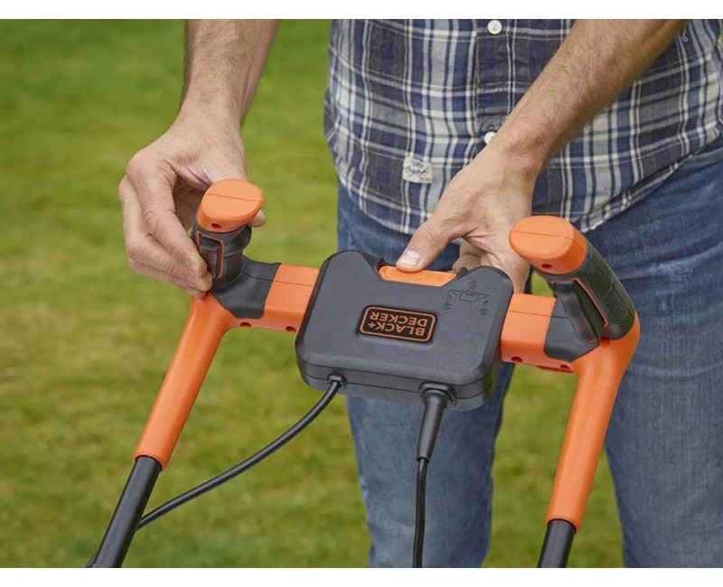 Zāles pļāvējs BLACK+DECKER Elektriskais zāles pļāvējs 1800 W, pļaušanas platums 42 cm BEMW481BH-QS