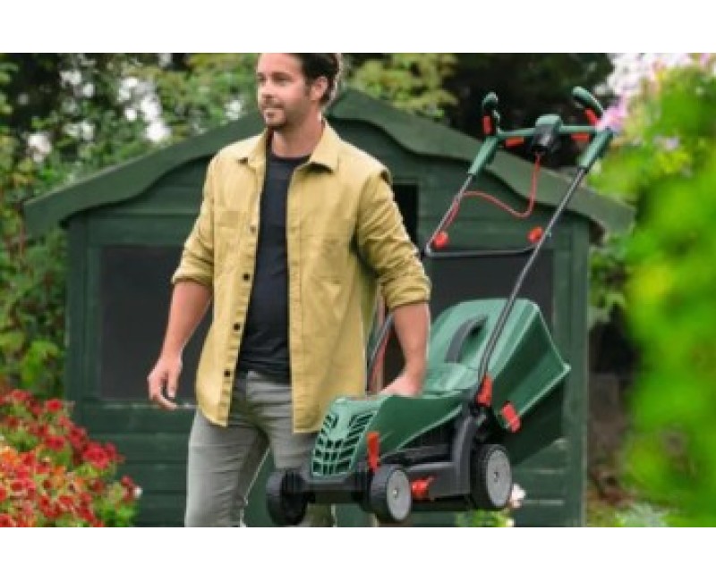 Газонокосилка Bosch 1300 Вт, ширина скашивания 34 см, артикул 06008A6401