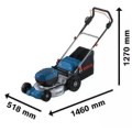 Газонокосилка Bosch 18 В, аккумуляторная, ширина скашивания 46 см, без аккумулятора и зарядка 06008C8000