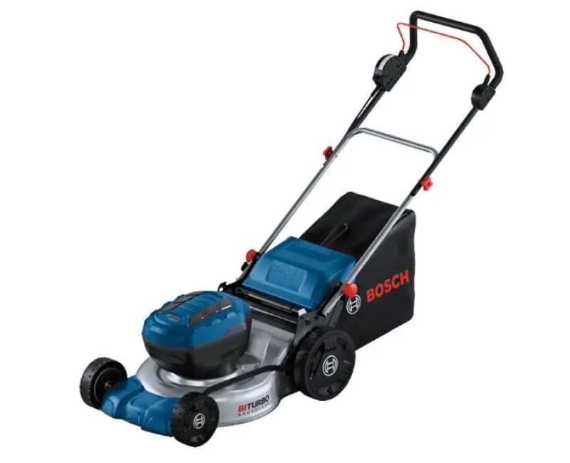 Газонокосилка Bosch 18 В, аккумуляторная, ширина скашивания 46 см, без аккумулятора и зарядка 06008C8000