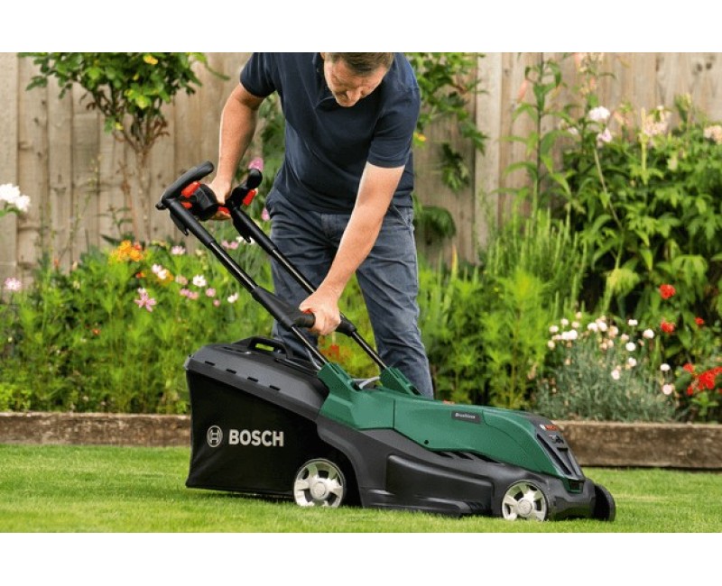 Газонокосилка Bosch 36 В, аккумулятор, ширина скашивания 44 см, без аккумулятора и зарядка 06008B9G00