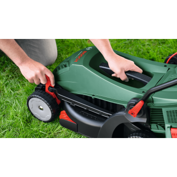 Zāles pļāvējs Bosch elektriskais 1400 W, pļaušanas platums 37 cm 06008A6501