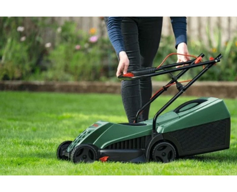 Газонокосилка Bosch Электрическая  1200 Вт, ширина скашивания 32 см, артикул 06008A6303