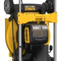 Zāles pļāvējs DeWALT 18 V akumulatora, 53 cm pļaušanas platums, ar piedziņu, 2 x 8,0 Ah XR akumulatori, DCMWSP156W2 lādētājs