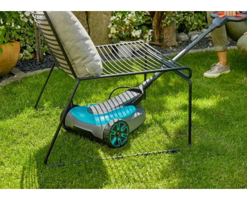 Zāles pļāvējs Gardena 18 V  HandyMower 22/18 V P4A, pļaušanas platums 22 cm, 1 x 2,5 Ah akumulators, lādētājs 14620-20