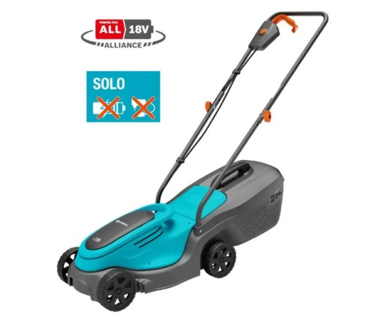 Газонокосилка Gardena 18 В, PowerMax 30/18V P4A, ширина скашивания 30 см, без аккумулятора и зарядка 14630-55