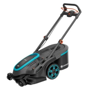 Zāles pļāvējs Gardena 18 V  PowerMax Duo 46/36V, pļaušanas platums 46 cm, 2 x P4A PBA 2,5 Ah akumulatori, lādētājs 14646-65