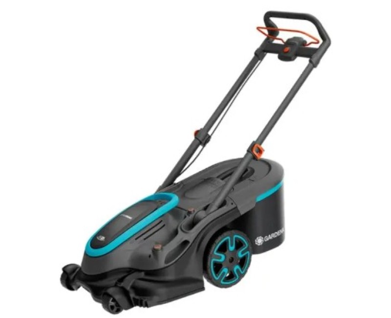 Zāles pļāvējs Gardena 18 V  PowerMax Duo 46/36V, pļaušanas platums 46 cm, 2 x P4A PBA 2,5 Ah akumulatori, lādētājs 14646-65