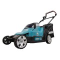 Zāles pļāvējs Makita 18 V akumulatora, 43 cm pļaušanas platums, 2 x LXT 5,0 Ah akumulatori, DLM432CT2 lādētājs