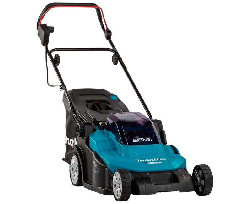Svajakone Makita 18 V akumuliatorinis vejos pjovimo traktoriukas 43 cm pjovimo plotis be akumuliatoriaus ir įkroviklio DLM432Z